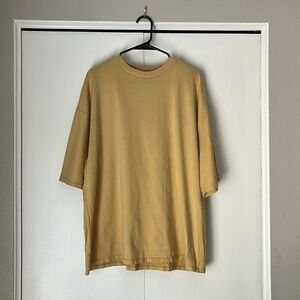 Topshop Pale Yellow T-Shirt